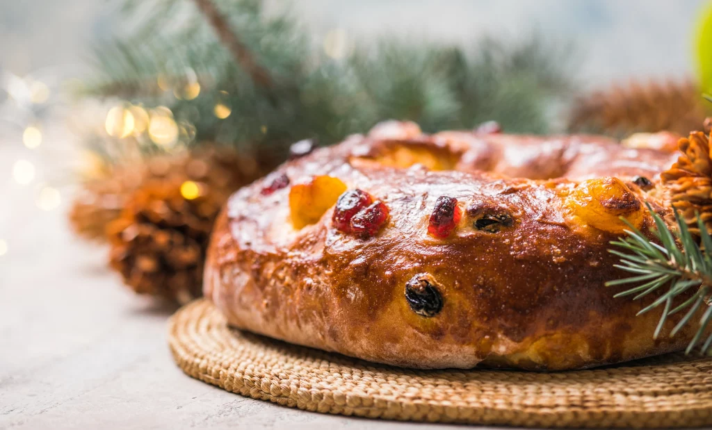 Roscón navideño